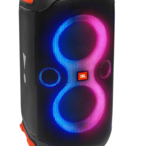 JBL Partybox 110 Wireless Bluetooth 160W Party Speaker, Dynamic Light Show, Upto 12H Playtime, Built-in Powerbank, Guitar+Mic Input, PartyBox App, Splashproof